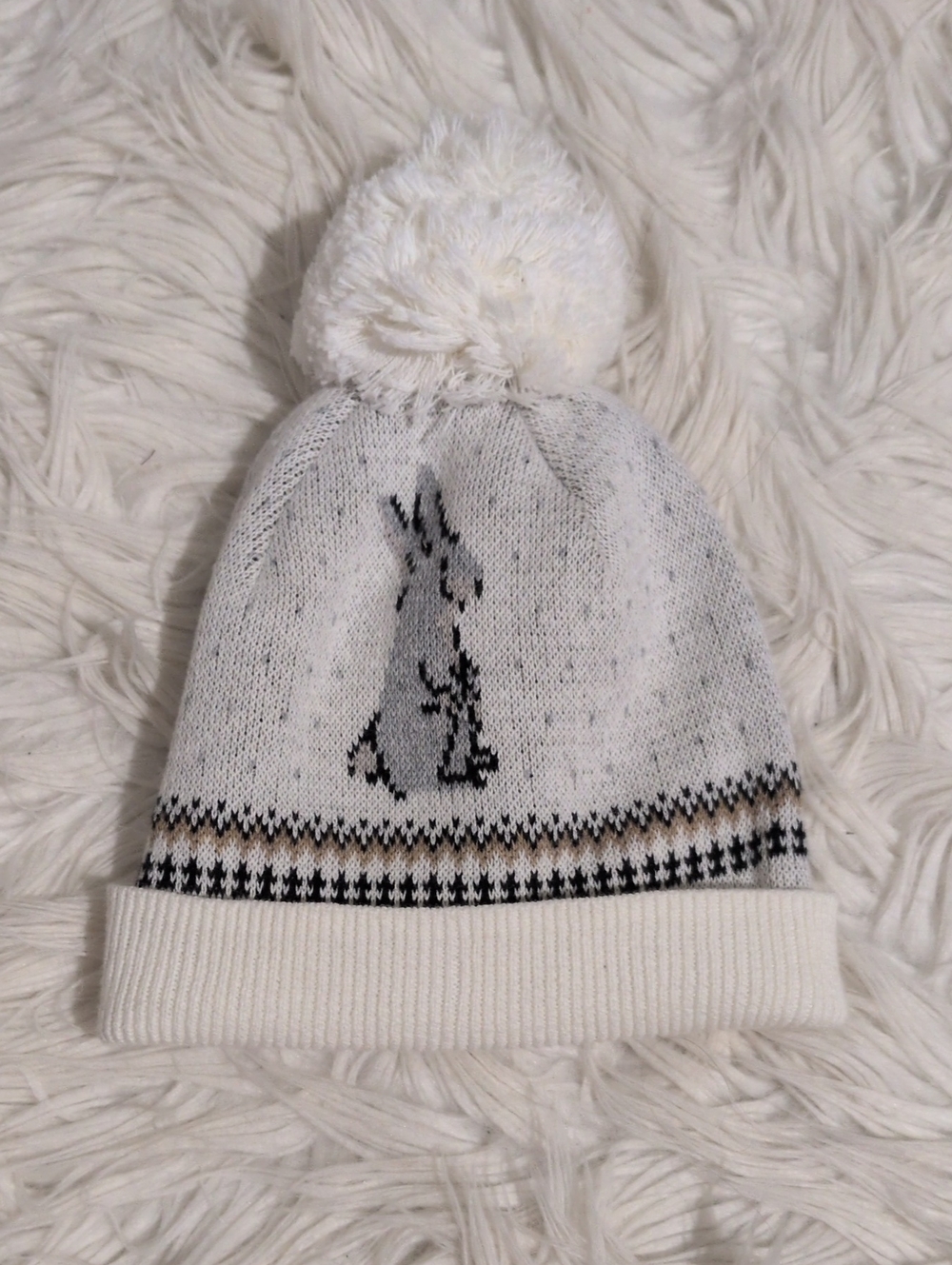 Janie and Jack Baby Bunny Pom Beanie